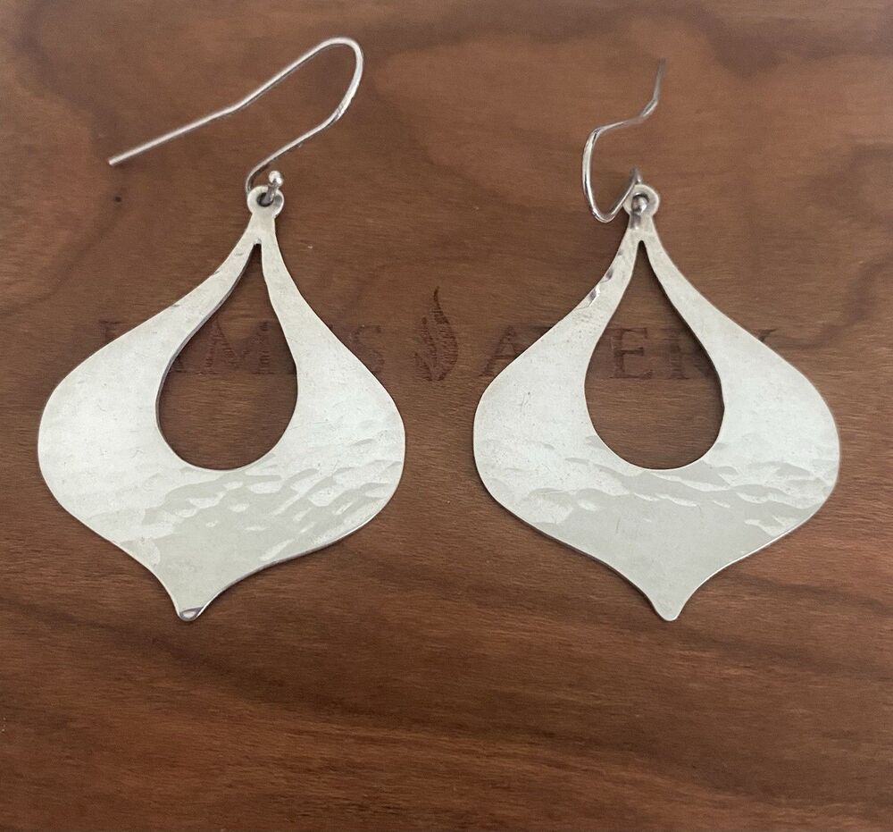 James Avery Retired Hammered Seville Drop Earrings